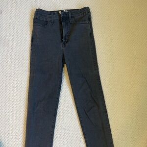 Madewell perfect vintage 27T tall black denim jeans